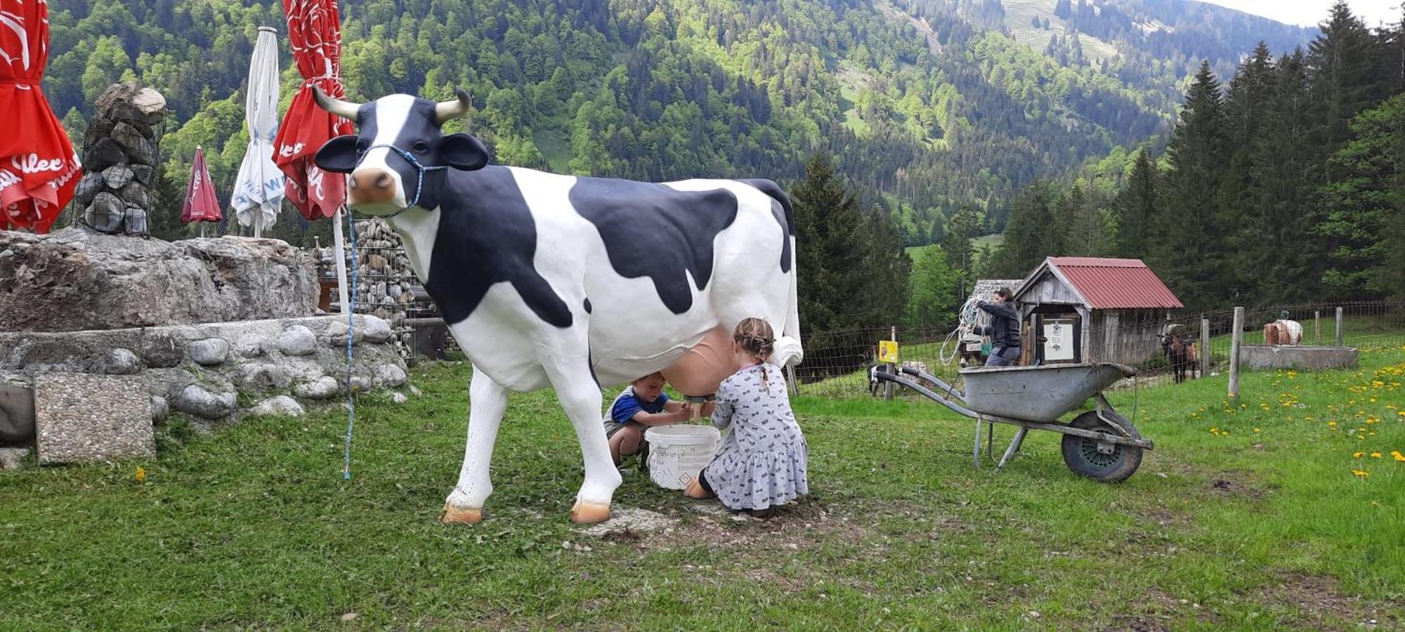 Jausenstation Neuschwand Villa Hittisau Eksteriør billede