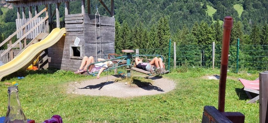 Jausenstation Neuschwand Villa Hittisau Eksteriør billede